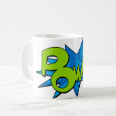 捕虜のコーヒー・マグ コーヒーマグカップ (正面左)