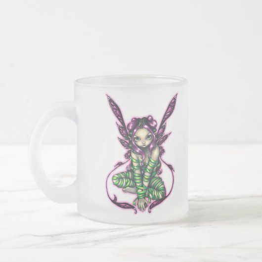 "捕虜の妖精の"マグ フロストグラスマグカップ (左)