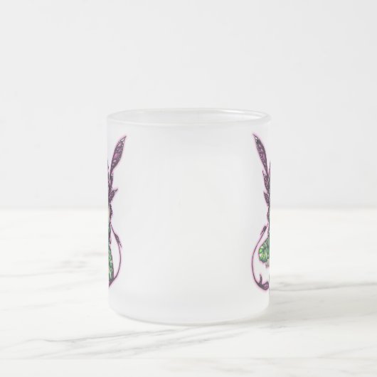 "捕虜の妖精の"マグ フロストグラスマグカップ (中央)