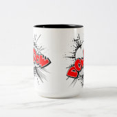 捕虜の捕虜のマグ ツートーンマグカップ (中央)