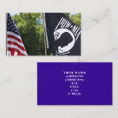 捕虜の旗の名刺 名刺 (正面/裏面)