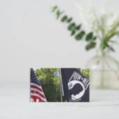 捕虜の旗の名刺 名刺 (スタンド正面)