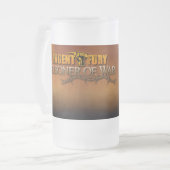 捕虜の霜の降りたなマグ フロストグラスビールジョッキ (正面左)