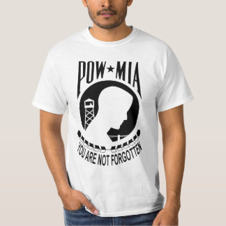 捕虜のMIAによって逆にされる人のTシャツ Tシャツ