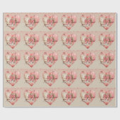 捕虜ハート ラッピングペーパー (フラット)