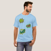 捕虜!!! こうもり!!! ブーム!!! 人!!! 音!!! Tシャツ (正面フル)