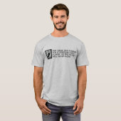 捕虜、戦闘間の行方不明者 Tシャツ (正面フル)