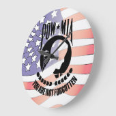 捕虜- MIAの柱時計 ラージ壁時計 (傾斜)