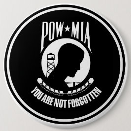 捕虜MIAの軍の英雄のギア 缶バッジ