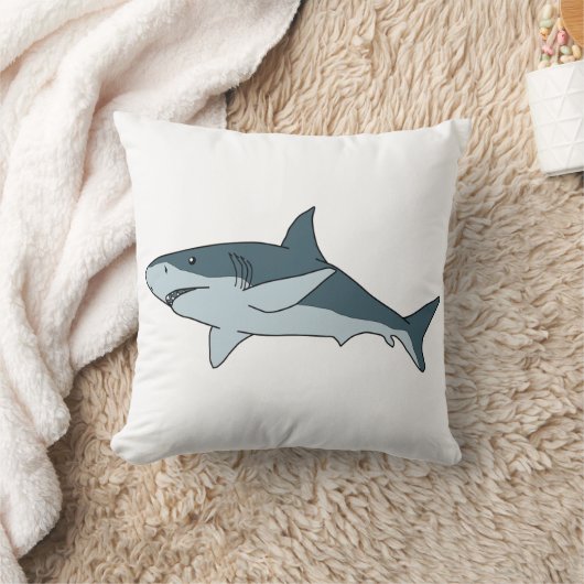 捕食サメ クッション (ブランケット)