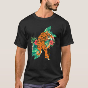 捕食動物の野生の猫ジャングル動物の熱帯アジアのTi Tシャツ