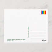 捕食恐竜はがき ポストカード (裏面)