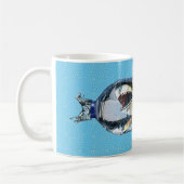 捕食者が捕獲される コーヒーマグカップ (左)