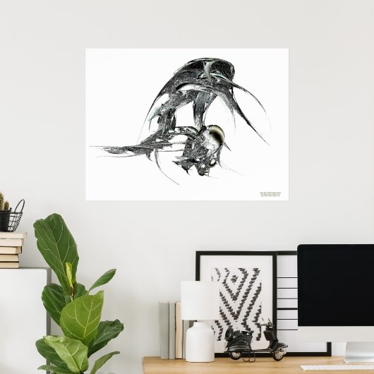 捕食者と獲物 ポスター (ホームオフィス)