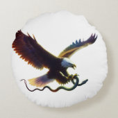 捕食者と獲物» ラウンドクッション (裏面)