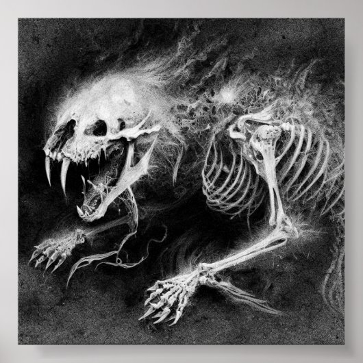 捕食 |マット紙プリント ポスター (正面)