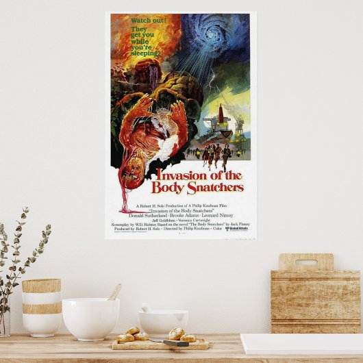 捕鯨者の体侵入 ポスター (キッチン)