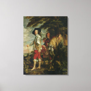 捜しているイギリスのチャールズI c.1635王 キャンバスプリント