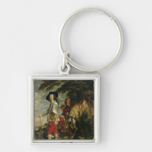 捜しているイギリスのチャールズI c.1635王 キーホルダー (正面)
