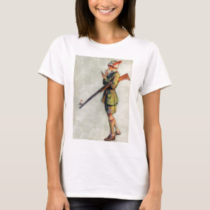 捜すことのために服を着せられる Tシャツ