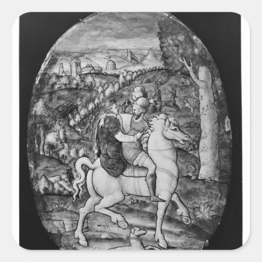 捜すこと スクエアシール (正面)