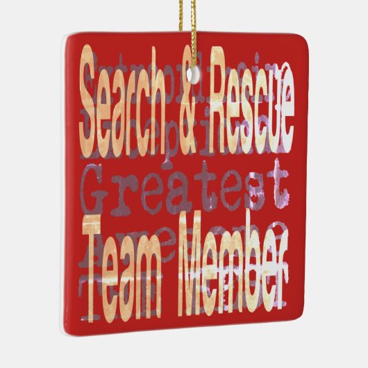 捜索救助チームのメンバーの非常識 セラミックオーナメント (右)