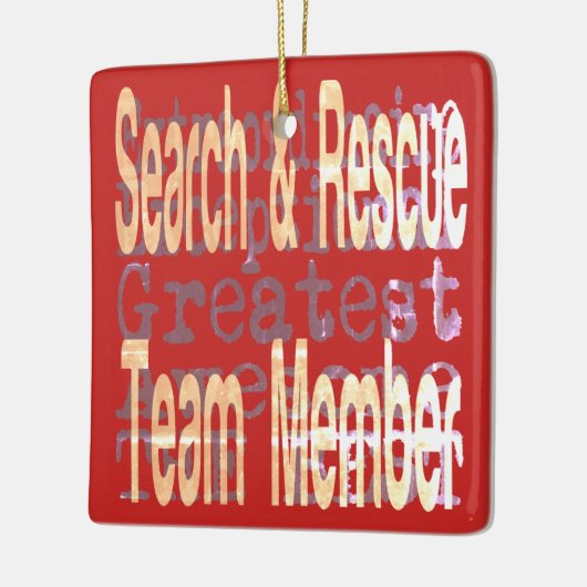 捜索救助チームのメンバーの非常識 セラミックオーナメント (左)