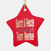 捜索救助チームのメンバーの非常識 セラミックオーナメント (左)