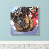 捜索救助 キャンバスプリント (インサイチュ (ウッドフロア))