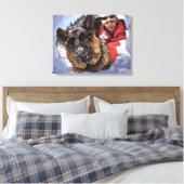 捜索救助 キャンバスプリント (インサイチュ (寝室))