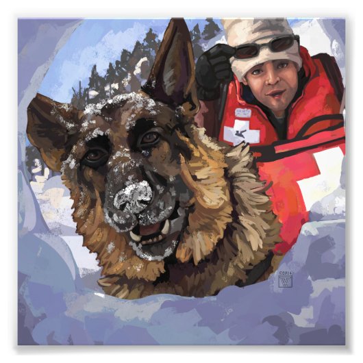 捜索救助 フォトプリント (正面)