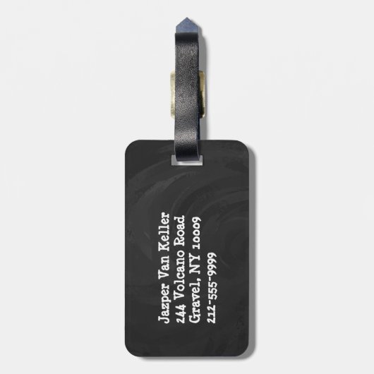 捜索救助 ラゲッジタグ (裏面縦)