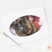 捜索救助 楕円形シール (封筒)