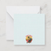 捜索救助SAR K-9プロフェッショナル犬チーム ノートカード (裏面)