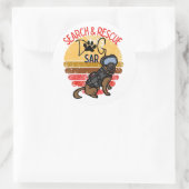 捜索救助SAR K-9プロフェッショナル犬チーム ラウンドシール (バッグ)