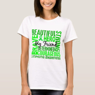 捧げ物の正方形の女性の友人のリンパ腫 Tシャツ