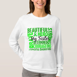 捧げ物の正方形の姉妹のリンパ腫 Tシャツ