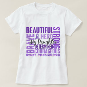 捧げ物の正方形の娘のHodgkinsのリンパ腫 Tシャツ