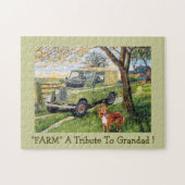 捧げ物を"耕作して下さい祖父に"! ジグソーパズル (横)