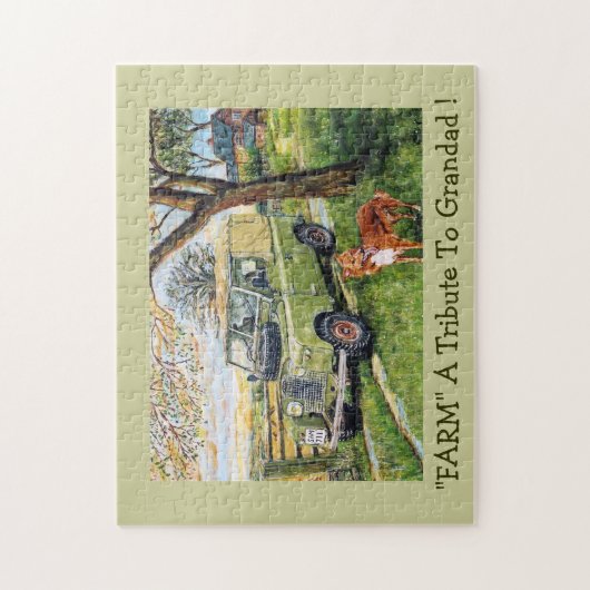 捧げ物を"耕作して下さい祖父に"! ジグソーパズル (縦)