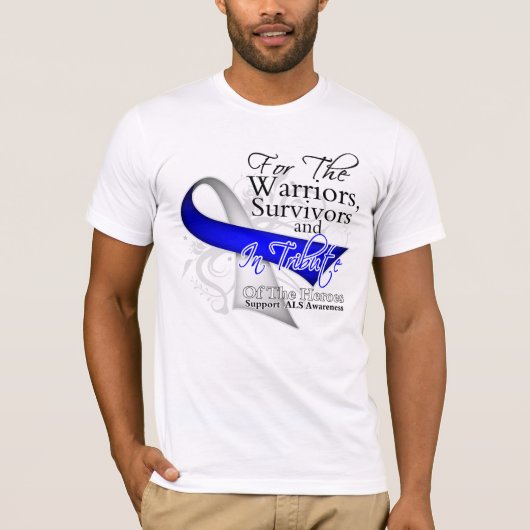 捧げ物ALSルーGehrigsの病気の認識度 Tシャツ (正面)