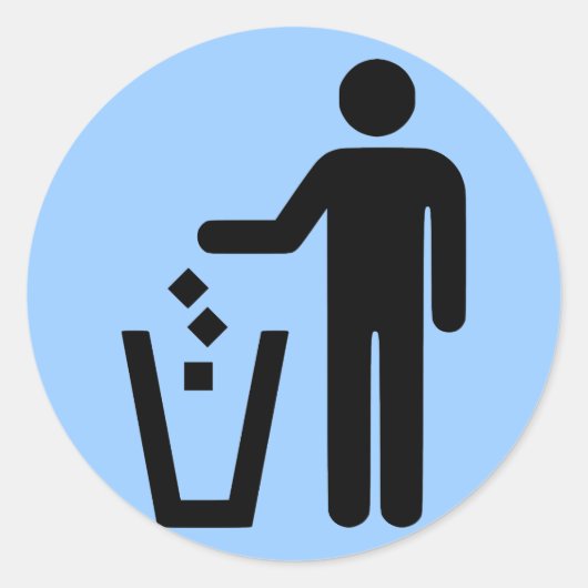 捨てなし ラウンドシール (正面)