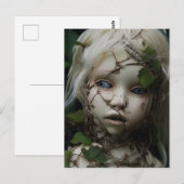 捨てられた人形(つる植物) ポストカード (正面/裏面)