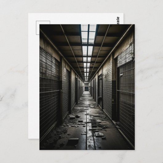 捨てられた刑務所の中で ポストカード (正面/裏面)