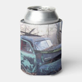 捨てられた古いレトロトラック 缶クーラー (缶正面)