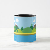 捨てられた島パターンマグ マグカップ (中央)