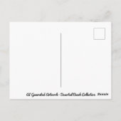 捨てられた砂浜の古いビーチ ポストカード (裏面)