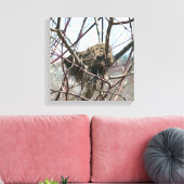 捨てられた鳥の巣春 キャンバスプリント (インサイチュ (リビング))