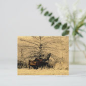 捨てダンプトラック ポストカード (スタンド正面)