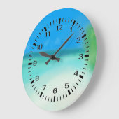 捨てビーチ壁時計 ラージ壁時計 (傾斜)